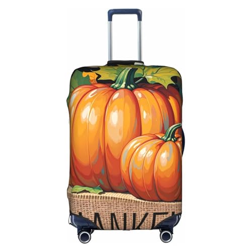 Travel Luggage Cover Fall Pumpkin Fall Thanksgiving Fashion Washable Baggage Suitcase Protector Fit For Luggage Small