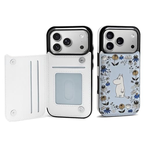 For ���[�~�� �Ή� iPhone 17pro max �X�}�[�g�t�H���P�[�X �蒠�^ ����PU���U�[ ���u���X�^���h�@�\�t�� �J�[�h�X���b�g �X�g���b�v�t�� ���z�^ �}�j���A���� �J�[�h���[ ��G�肪�悢 �_�u���{���h���C�z�� MK-37F