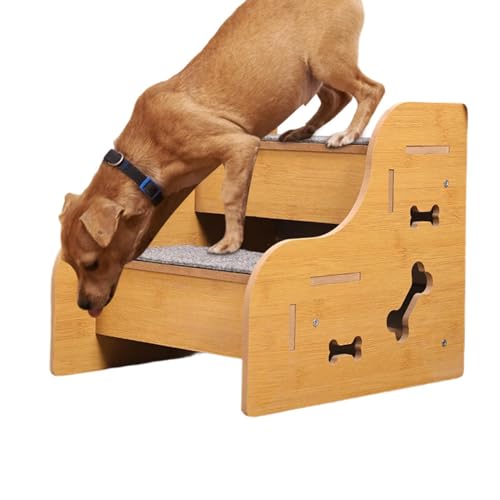 Pet Stairs Ramp - Puppy Climbing Steps For High Bed Access, Lightweight Indoor Support | Comfortable Mobility Aid For Dog, Sofa,