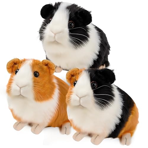 redaica 3pc Guinea Pig Stuffed Animals, 7.9inch Plush Toys