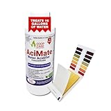 AciMate Water Acidifier Concentrate (4oz) – Optimize Water pH, Eliminate BioFilm & Algae Growth in Your Waterers. 10x Stronger Than Apple Cider Vinegar! Pleasant Taste. Free pH Test Strips Included!