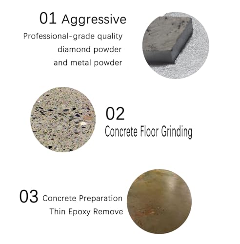 Discos de molienda de diamante ultra suave grano 30/40 para hormigón NewGrind Rhino 3
