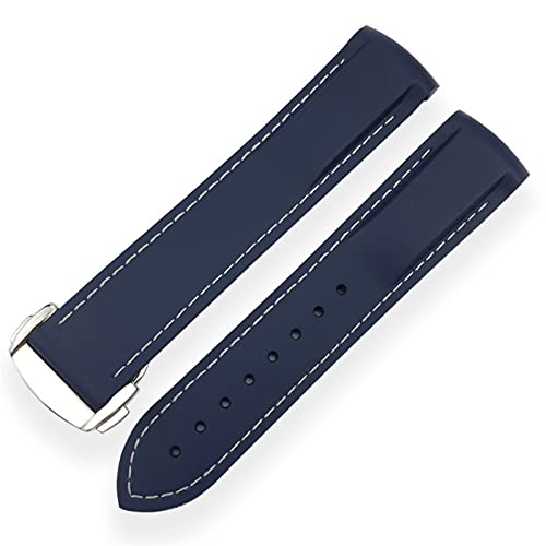 Bracelet en silicone de 20 mm et 21 mm pour montre étanche