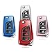 M.JVisun Soft TPU Case Key Fob Cover For Toyota 4Runner Avalon C-HR Camry Corolla Fortuner Highlander Levin RAV4 LE Sequoia Sienna Tacoma Tundra Yaris Car Key Shells - Glossy Pink - Metal Keychain
