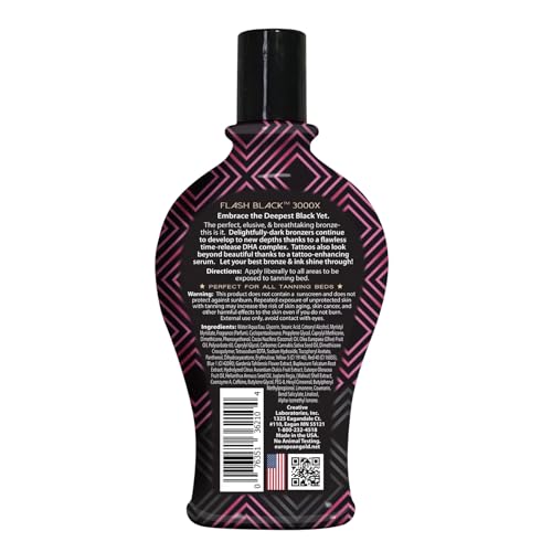 001 European Gold Flash Black 3000X Indoor Tanning Lotion thumb #1