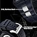GELISHI Bands Compatible for Apple Watch Band 45mm 44mm 42mm, Men Sport Rugged Band with Protective Case for Watch Series 9 8 7/Series 6 SE 5 4 3, Blue