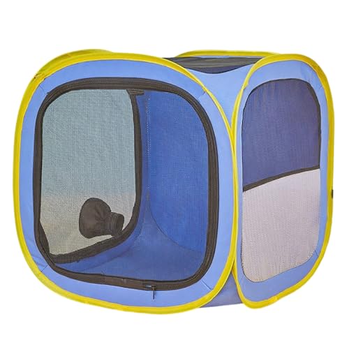 Tienda de campaña plegable Pitadue para secar mascotas evitando huidas y estrés 5