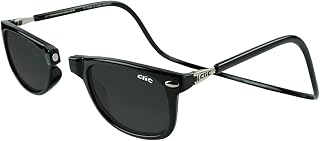 Magnetic Sunglasses, Polarized Lenses, 100% UVA & UVB Protection, Adjustable Temple, Ashbury (Medium - X-Large Size)