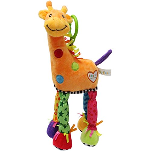 Babyfans Toys Little Giraffe Bed Lathe Hanging Rattles Baby Toy 0-36 Months Activity Product #TOP1