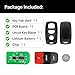 Keylessbest Replacement for 2004 2005 2006 2007 2008 Mazda 3 6 Key Fob Remote Control KPU41846 3 Buttons 313.8MHz
