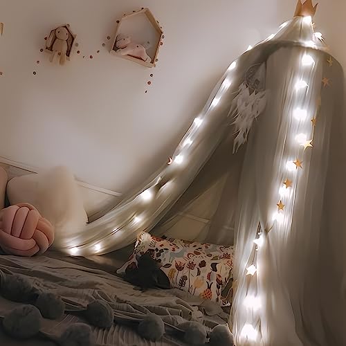 Dix-Rainbow Mosquito Net Bed Canopy,Elegant King/Queen Size Canopy Bed Curtains For Girls,Stylish Dome Mosquito Netting Bed Tent, Decor For Baby Cribs, Kid Beds, And Adult Beds #TOP15