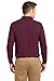 Port Authority Men's Long Sleeve Silk Touch Polo L Burgundy