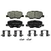 Wagner QC1679 ThermoQuiet Ceramic Disc Pad Set