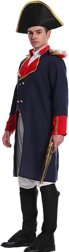 PGOND Men's Napoleon French Emperor Halloween Dress Up Costume - Image 3