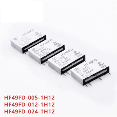 Relais 12V HF49FD commutation stable 5A pour modules d'automatisation - 2