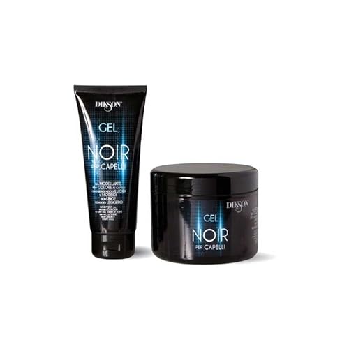 KIt DIKSON Gel de modelage cheveux gris Gel Noir 500 ml + Gel de voyage 100 ml