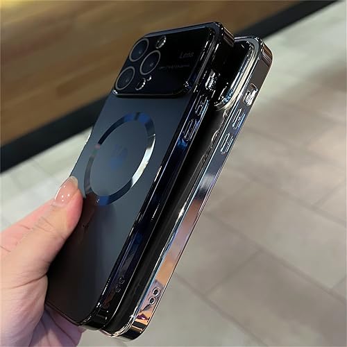 Couverture antichoc iPhone 13 Pro Max grise avec dos nano mate rigide