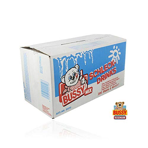 Bussy Mix Schleck Drinks Früchtemischungen 200er Pack (200 x 40 ml)