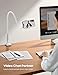 Lamicall Gooseneck Phone Holder for Bed - 360 Adjustable Clamp Clip, Overhead Cell Phone Mount Stand for Desk, Compatible with All Cellphone, White