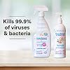 CleanSmart Toy Disinfectant Spray Kills 99.9% of Viruses and Bacteria, Rinse Free, 16 oz Bottle, (Pack of 2)