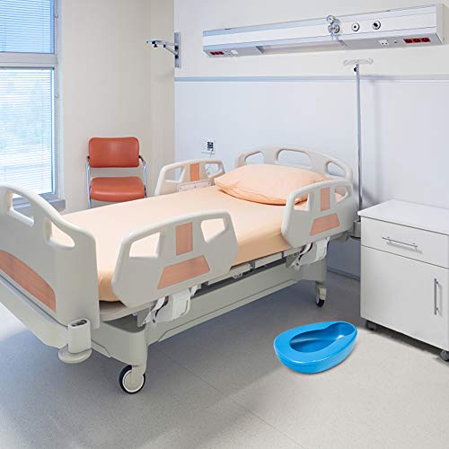 Seneme Firm Thick Smooth Bed Pan, [Upgrade Bedpan] Big Bed Pans for Females Male Bedridden Women Men Elderly Patient - Thumbnail 5