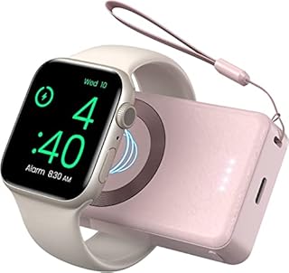 LVFAN Bezprzewodowa ładowarka do zegarka Apple Watch, 4000 mAh, magnetyczna ładowarka USB-C do iWatch, bezprzewodowy powerbank, akumulator do Apple Watch Series 8, 7, 6, 5, 4, 3, 2, 1, SE Ultra,