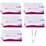 PBAHAUP 25 Pezzi Test Gravidanza,pregnancy test 25mIU/ml,Test di Gravidanza precoce Rilevamento Rapido, HCG Test Risultati Accurati e Affidabili