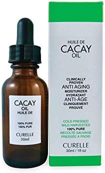 Cacay Oil Premium Grade, Unadulterated, Clinically Proven, Free Travel Cap, 100% Pure Cold Pressed, Anti Aging And Wrinkle Care