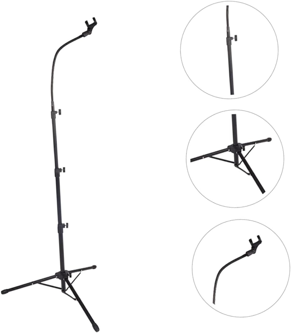 Floor Standing Adjustable Microphone Stand Tripod Mic Holder for Streaming and Recording Design Mic Clip Support