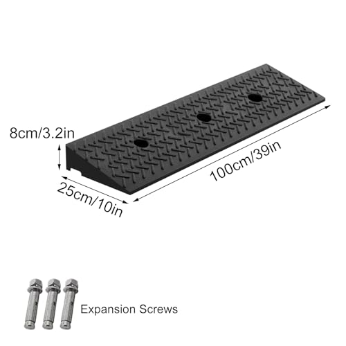 Rampas para bordillo 39x10x3.2in carga 4400lbs miniatura 2