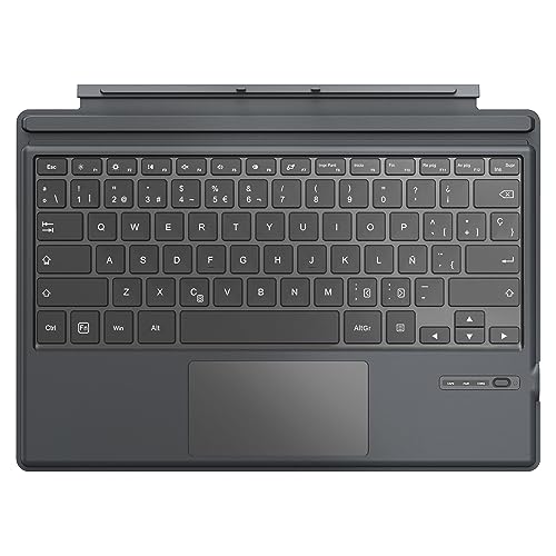 MoKo Teclado Español Ñ para Microsoft Surface Pro 7 Plus/Pro 7/ Pro 6/ Pro 5/ Pro 4 /Pro 3,...
