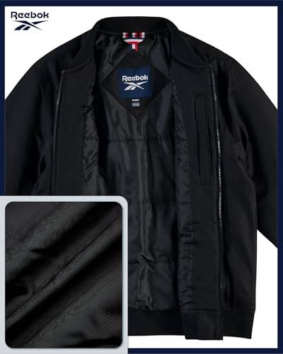 Reebok Mens Insulated Bomber Jacket for Golf, Gym & Hiking - image 6