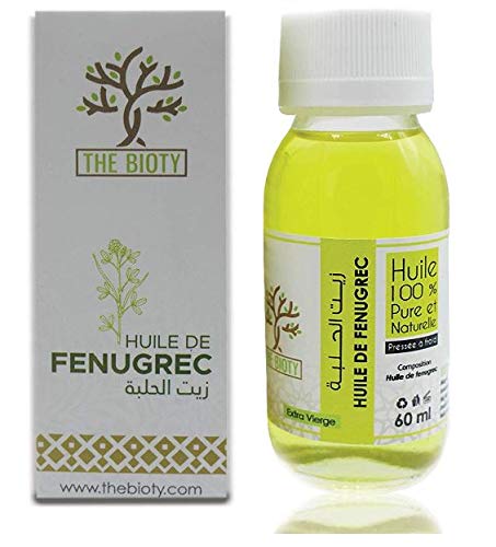 Huile de Fenugrec extra vierge 100% pure pressée à froid pour augmentation du volume de Poitrine et Hanche 60ML Cover