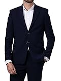 Premiumqualität: Das Hirschthal Business Sakko und die elegante Anzughose vereinen dank dem hochwertigem Materialmix aus 63% Polyester, 33% Viskose und 4% Elastan beste Materialien und eine sorgfältige Verarbeitung mit schickem Design und bequemem Tragekomfort.