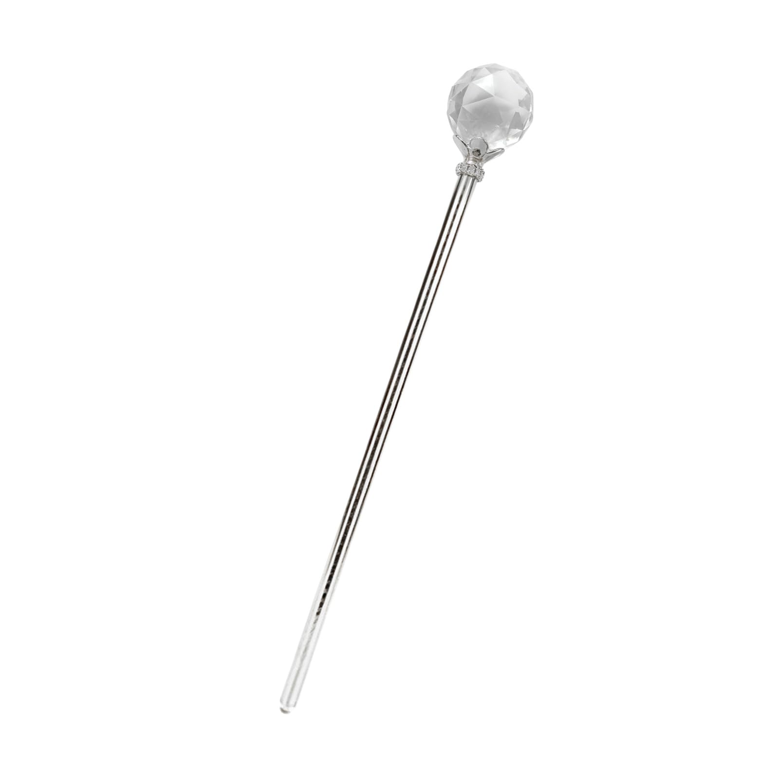 Shimmering Crystal Ball Wand Beauty Pageant Scepters for Costume Parties Dance Event and Anime Theme Party Dressingup Stage Show Accessory