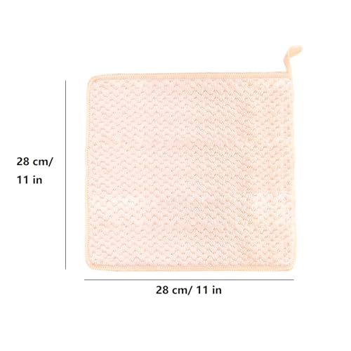 Small Towels with Hanging Loop, Hand Dry Towels for Kitchen & Bathroom, Super Absorbent, Soft, Machine Washable Towel Fast Drying, Set of 5