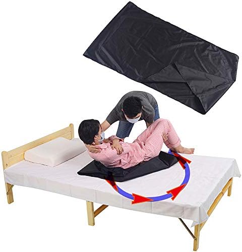 Sliding Board Transfer Draw Sheets for Hospital Bed Wheelchair User Patient Turning Device Positioning Handicapped Accessories Disabled Bedridden Patient Products Tubular Slide Sheet （42.5 “ X 27.5”）