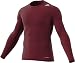 adidas Men's Techfit Base Layer Long Sleeve Tee, Collegiate Burgundy, Large