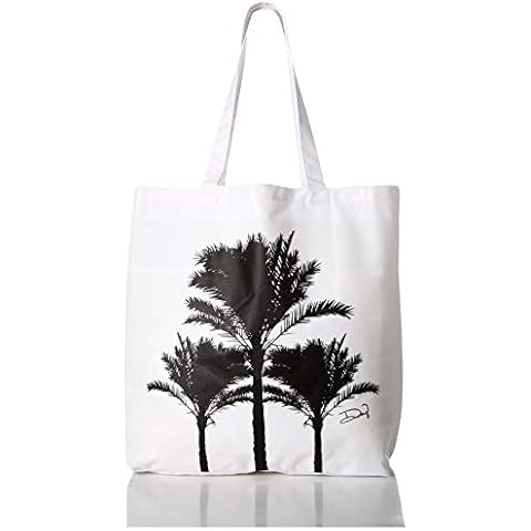 Sunlily Bright Side Color Changing Tote Bag, Palm Trees Cover