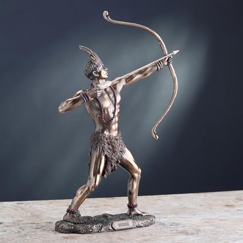 Estatua Orisha Ochosi Diseño Veronese 11 Pulgadas miniatura 5