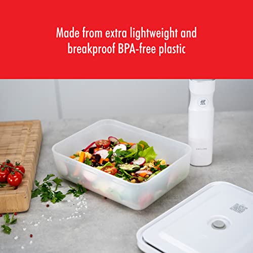 Image of ZWILLING Fresh & Save Medium Airtight Food Storage Containers with Lids, Meal Prep Containers, Plastic, BPA-Free