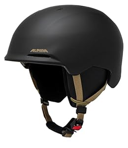 ALPINA CARNIA Skihelm Damen Herren – Leichter Ski- & Snowboardhelm – Black Prosecco 59-62