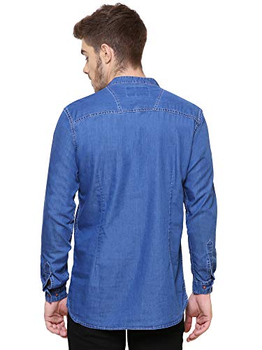 Image of Kuons Avenue Men's Short Denim Kurta | Kurta Shirt for Men