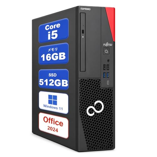 �y�����ςݕi�z�x�m�ʃf�X�N�g�b�vESPRIMO D6012��12���� Core i5?12400�^���[PC DVD���w�h���C�u | MS Office 2024 Home & Business/Windows11 64bit���� �����ݒ��/4.4?GHz