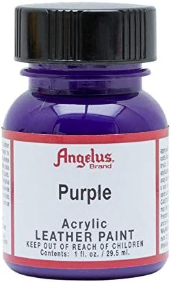purple leather paint