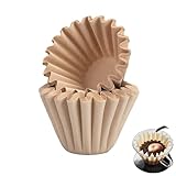 Papier de Haute Qualité: Les filtre a cafe en papier sont fabriqués en pâte de bois de haute qualité, qui est résistant à la chaleur et n'a pas de produits chimiques nocifs pour le corps. Le filtre cafe est conçu pour absorber l'huile et éliminer les dépôts de particules, ce qui le rend parfait pour faire du café délicieux ou faire des gâteaux