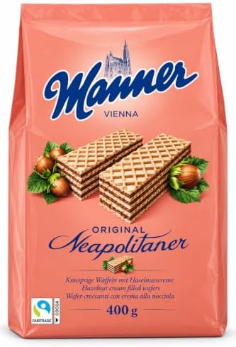 Hazelnut Cream Filled Wafers (manner) 14oz