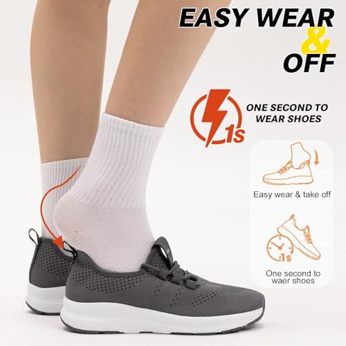 Image of ZYEN Wide Toe Box Shoes Women Non-Slip Ultra Light Running Sneakers Extra Wide Feet Arch Support Walking Shoes Tennis Diabetes Breathable Gym Workouts 6-12