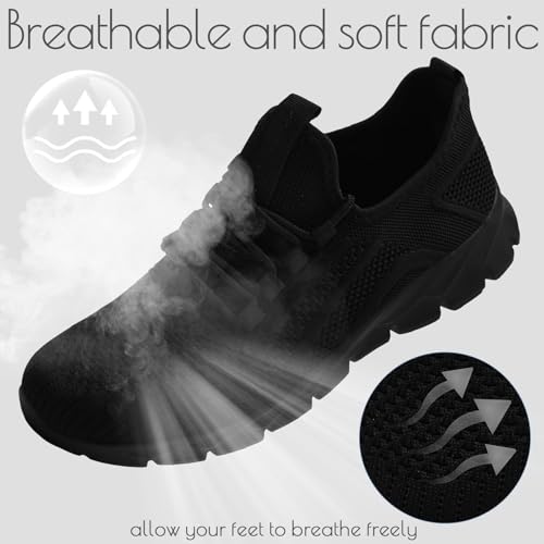 Image of Oltyutc Mens Trainers Running Walking Mesh Slip On Shoes Lightweight Comfortable Badminton Gym Tennis Sneakers Athletic