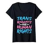 Photo Gallery donna sostegno ai diritti dei transgender lgbtq maglietta con collo a v Photo Gallery donna sostegno ai diritti dei transgender lgbtq maglietta con collo a v
